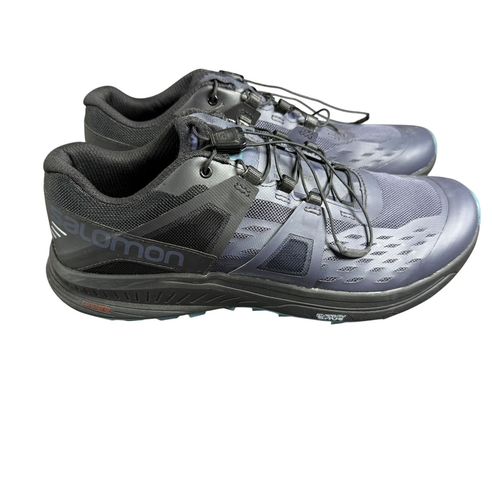 Salomon Ultra Pro Trail Running Shoes Navy Black Womens 8.5 404947